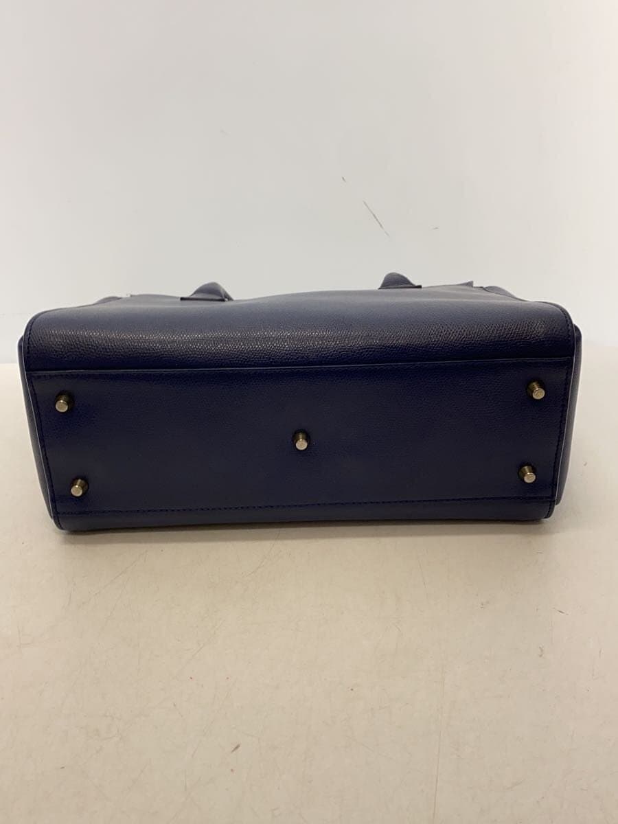 FURLA Tote Bag Leather BLU 4