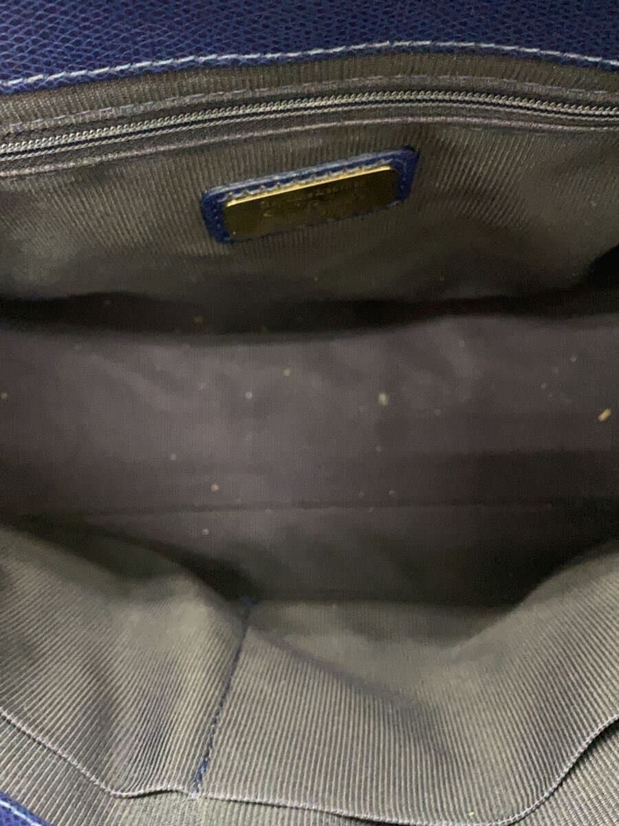 FURLA Tote Bag Leather BLU 6