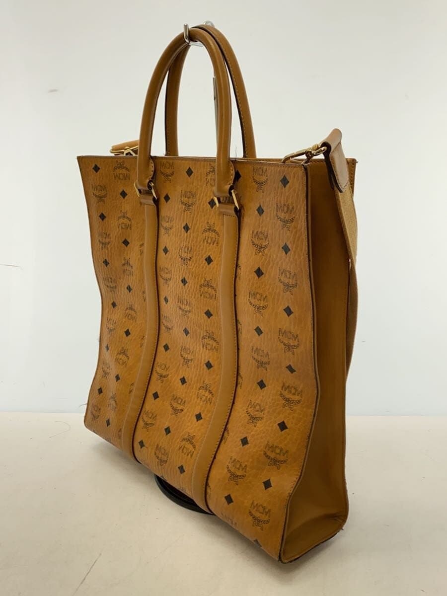 MCM Shoulder Bag Leather CML All Over Pattern 2