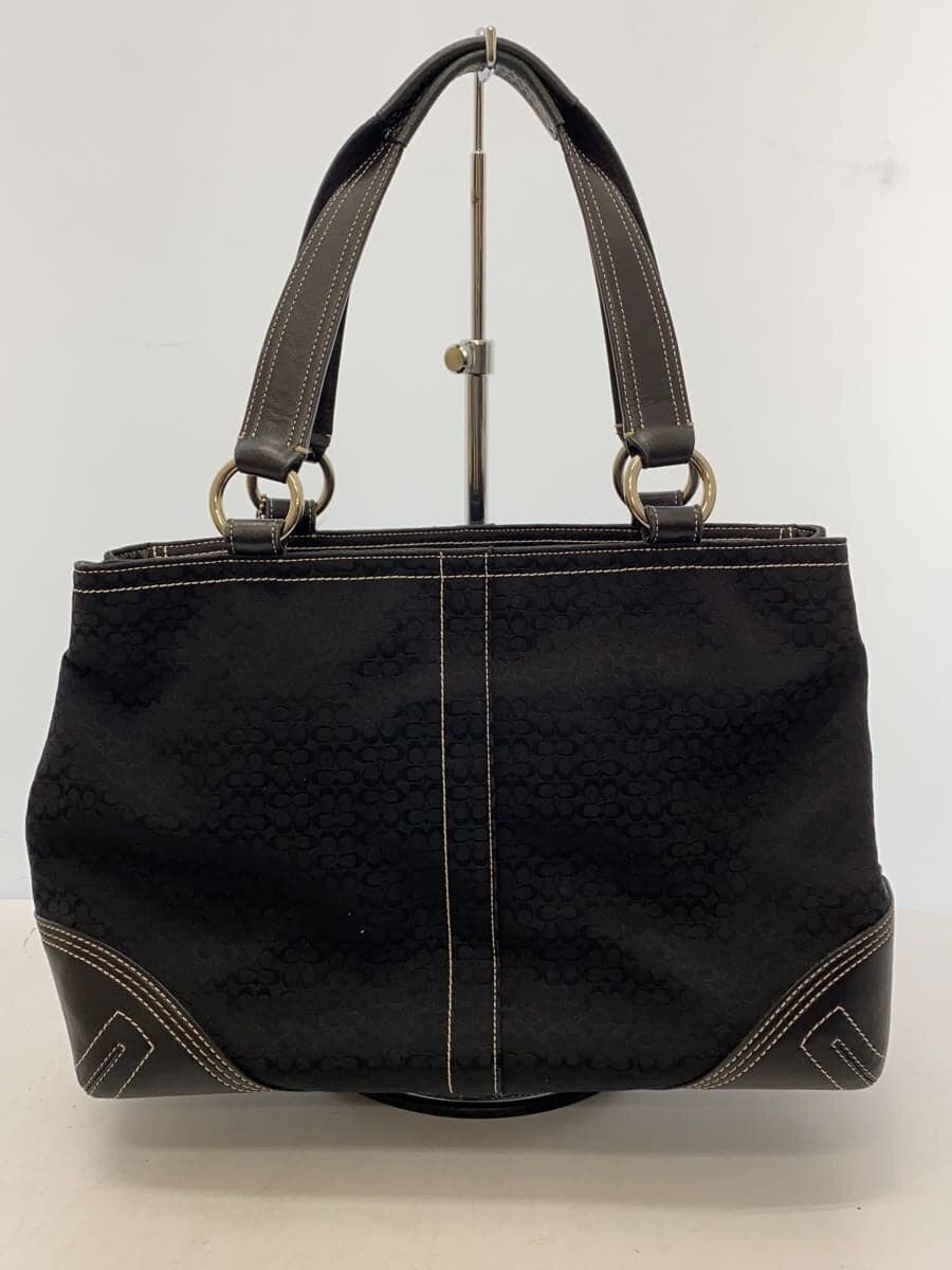 COACH Handbag_Signature Canvas BLK 3