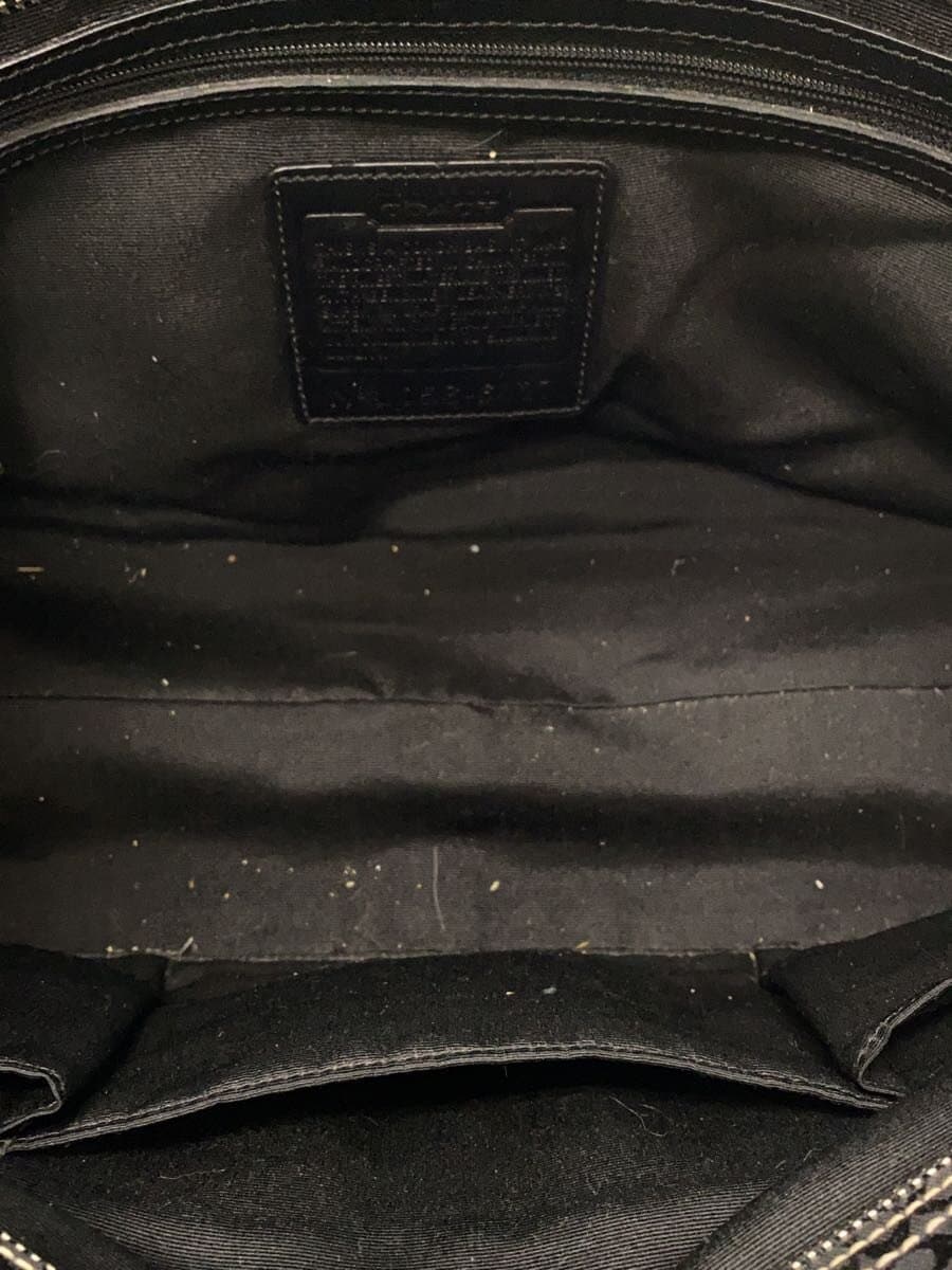 COACH Handbag_Signature Canvas BLK 6