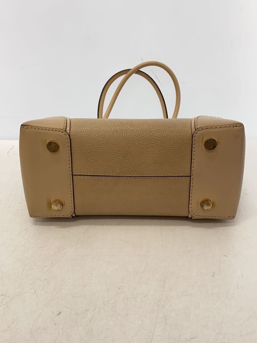 MICHAEL KORS Handbag Leather BEG Solid 4