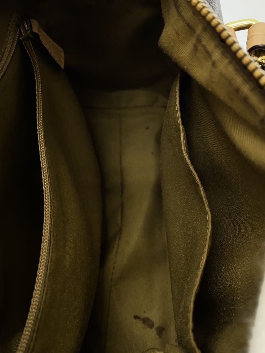 COACH Boston Bag_Signature_All Over Pattern Canvas BRW All Over Pattern Inner Stain Corner Wear 6