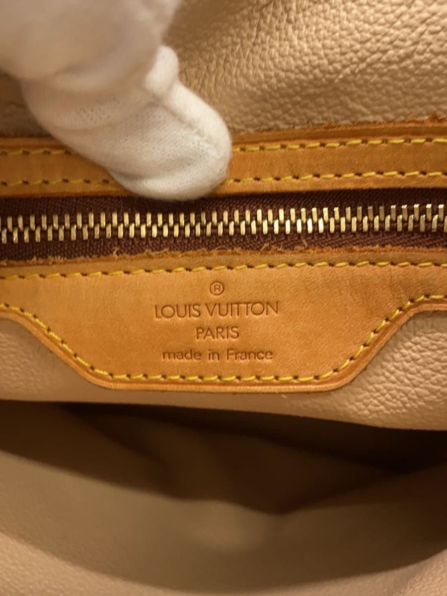 LOUIS VUITTON Petit Bucket_Monogram Canvas PVC BRW 5