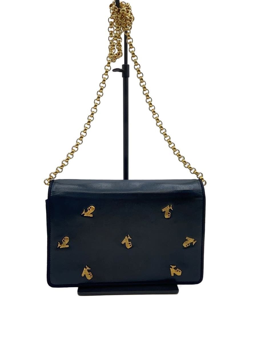 Salvatore Ferragamo Chain Shoulder Bag Black