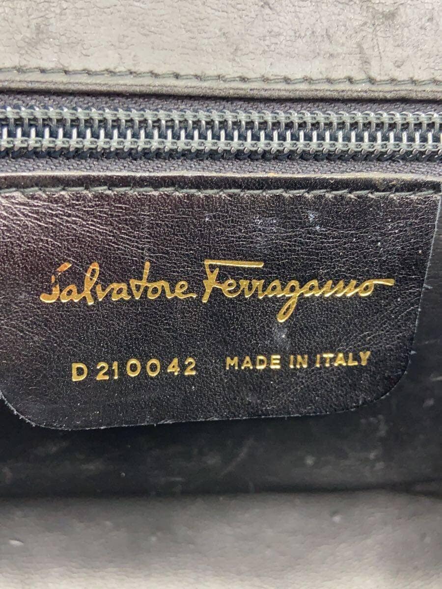 Salvatore Ferragamo Chain Shoulder Bag Black 5
