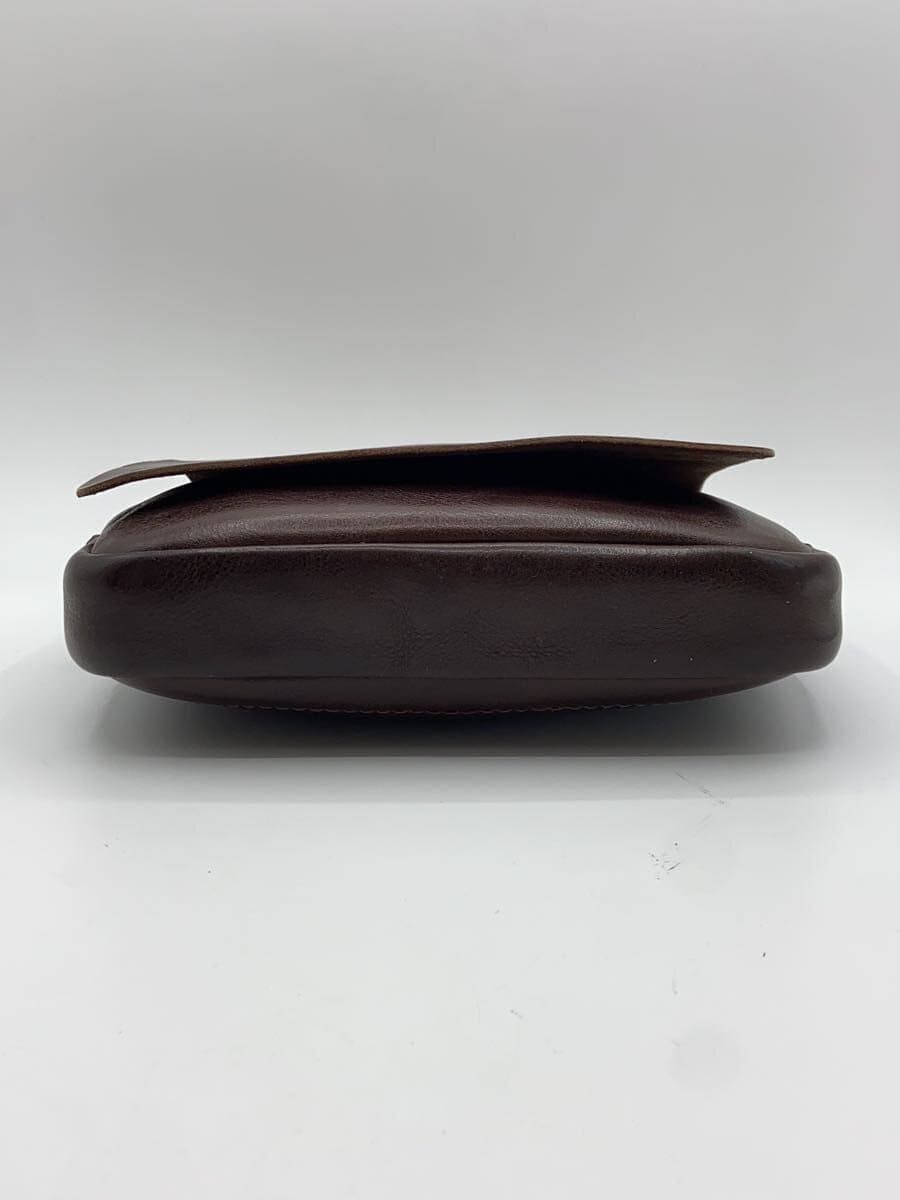SLOW Shoulder Bag Leather Brown Solid 4