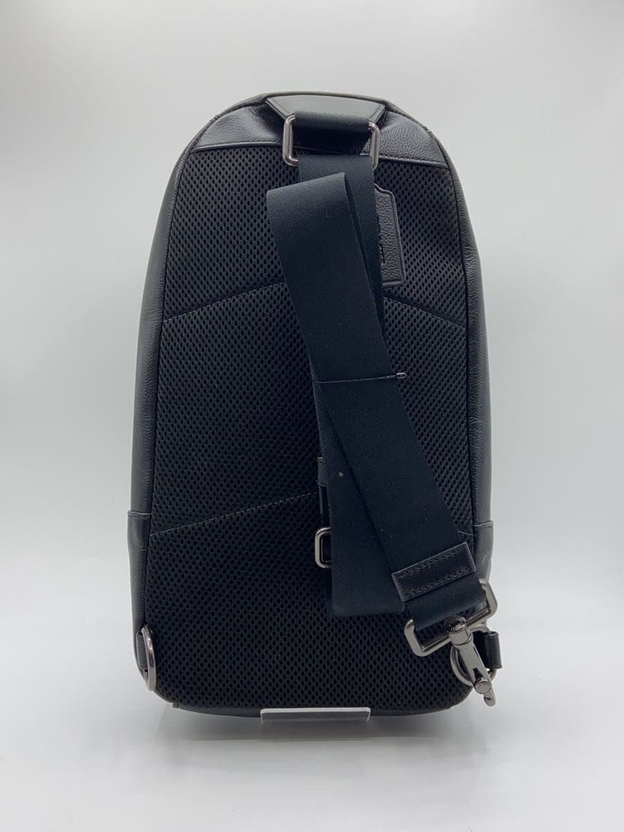 COACH Body Bag Leather Black Solid F49312 3