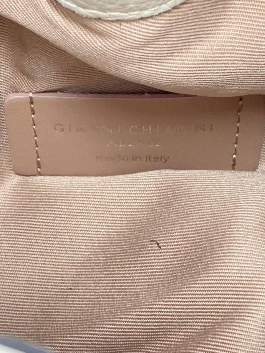 GIANNI CHIARINI Shoulder Bag Leather CRM Solid 5