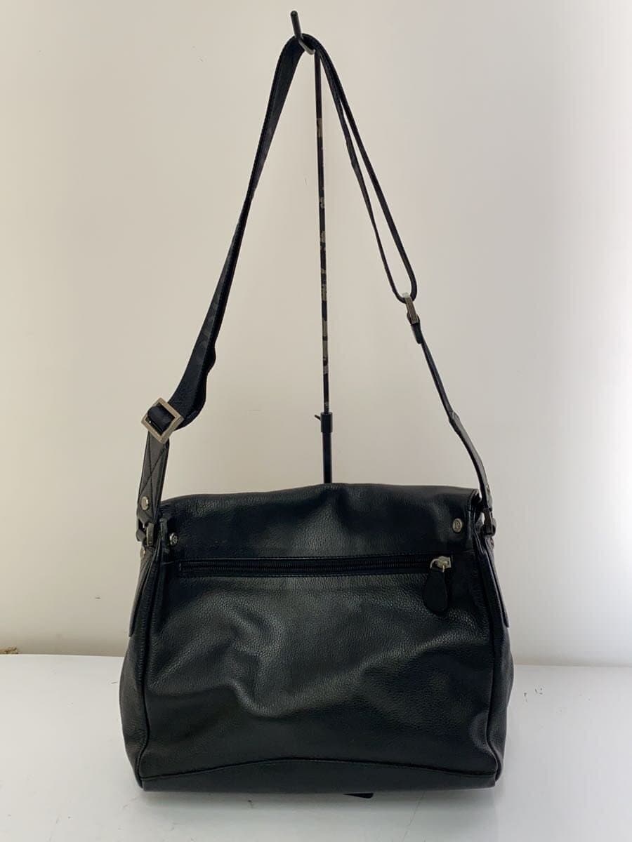 EMPORIO ARMANI Shoulder Bag Leather BLK 3