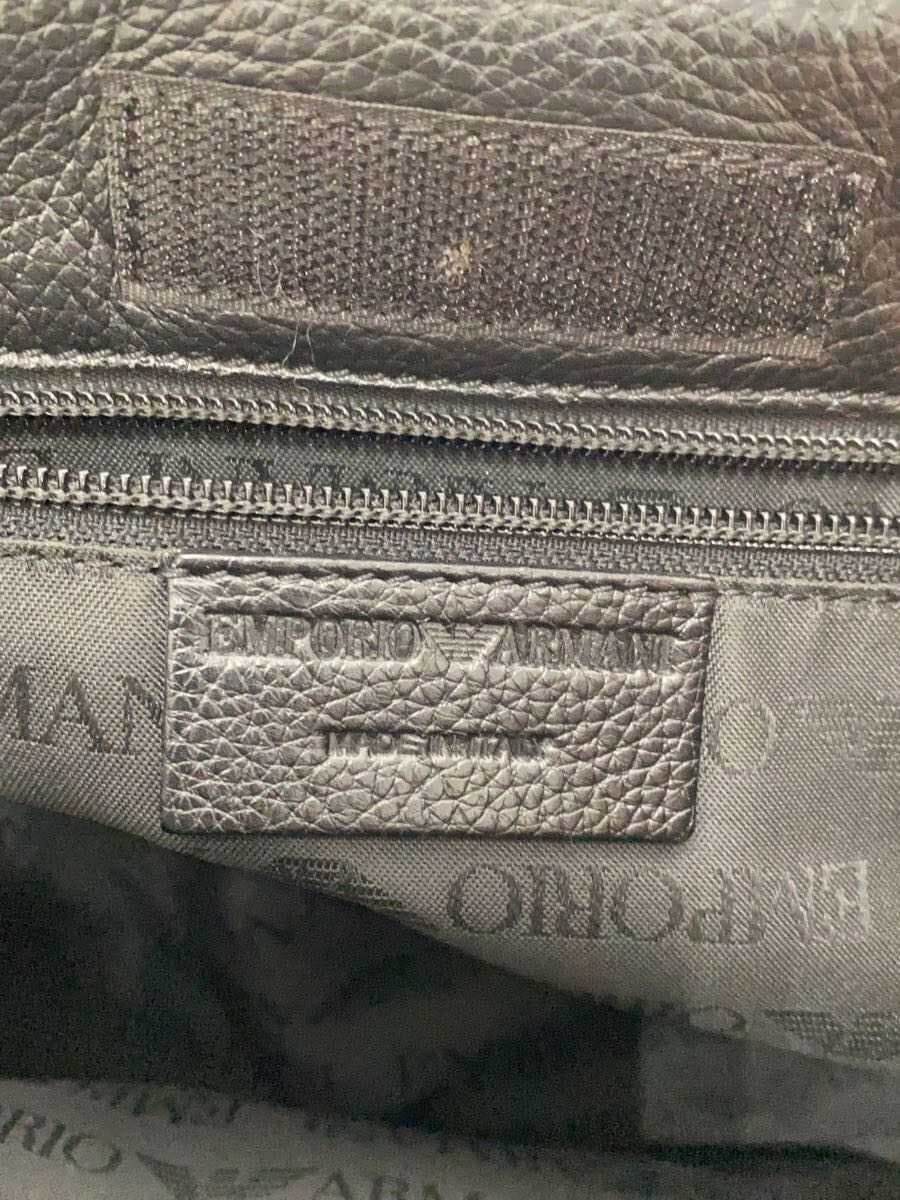 EMPORIO ARMANI Shoulder Bag Leather BLK 5