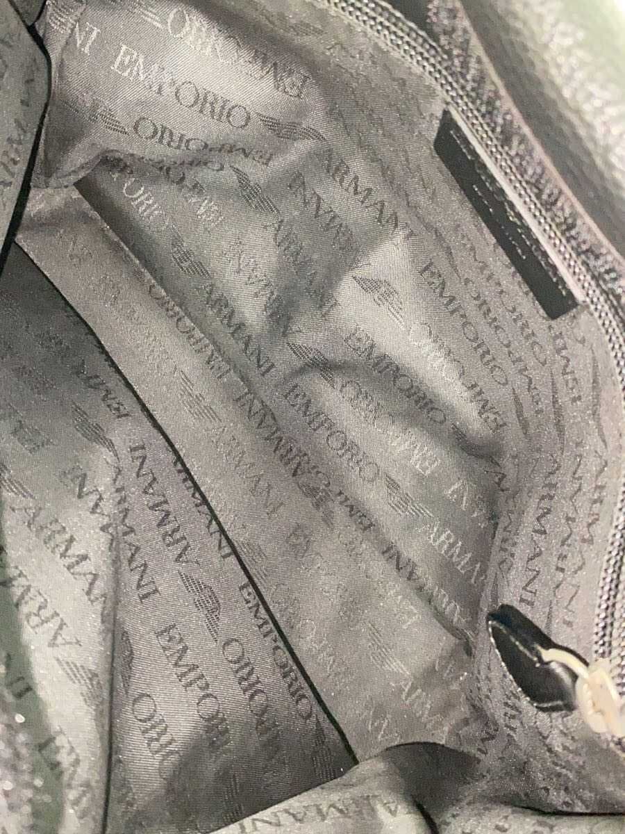 EMPORIO ARMANI Shoulder Bag Leather BLK 6