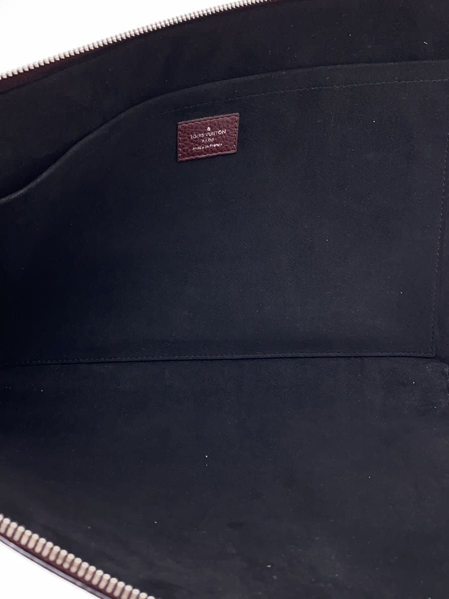 LOUIS VUITTON Pochette Jules GM_Cuir Triyon _LV Initial Cowhide BRW 6