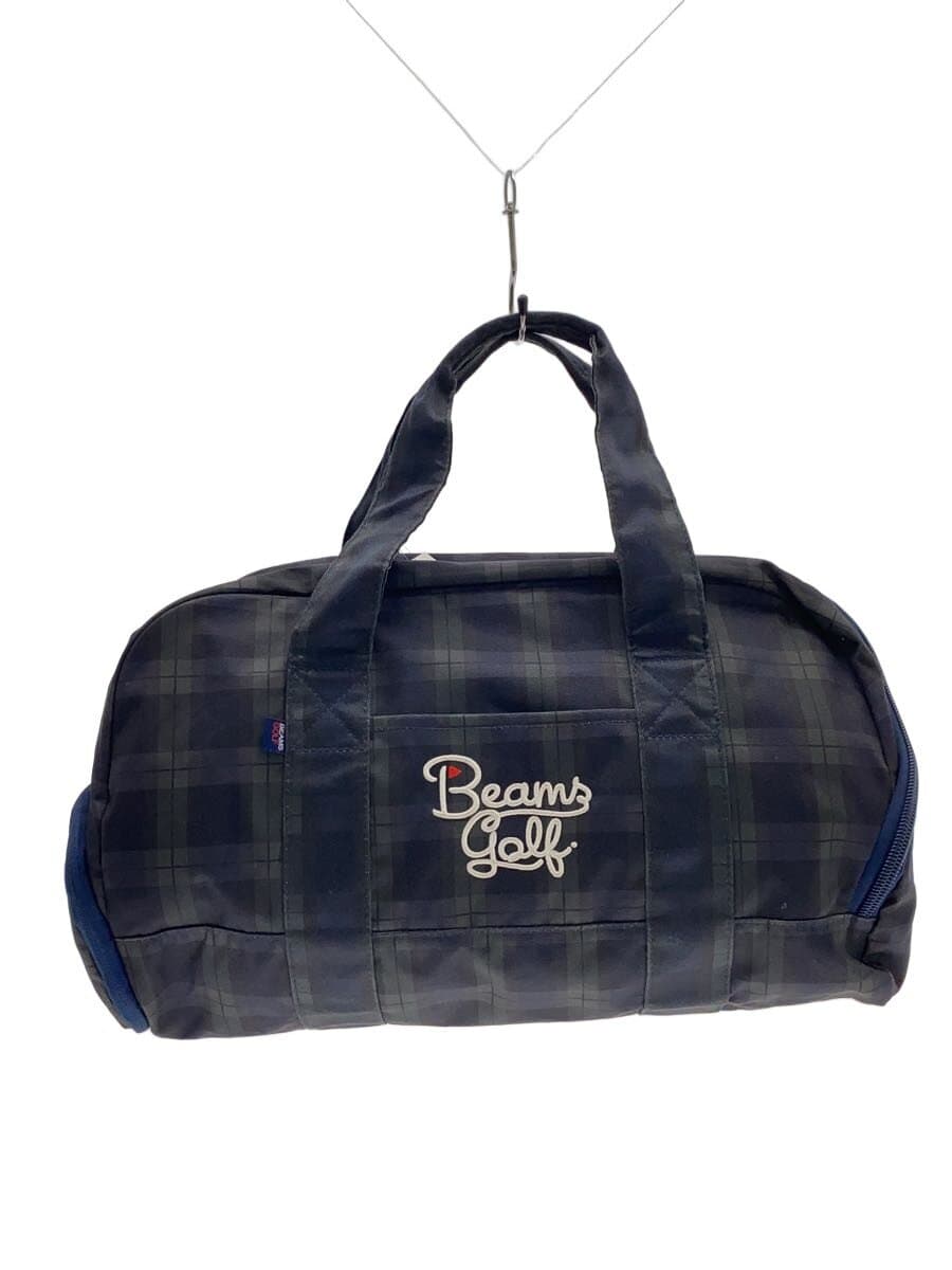 BEAMS GOLF Boston Bag Nylon GRN Check