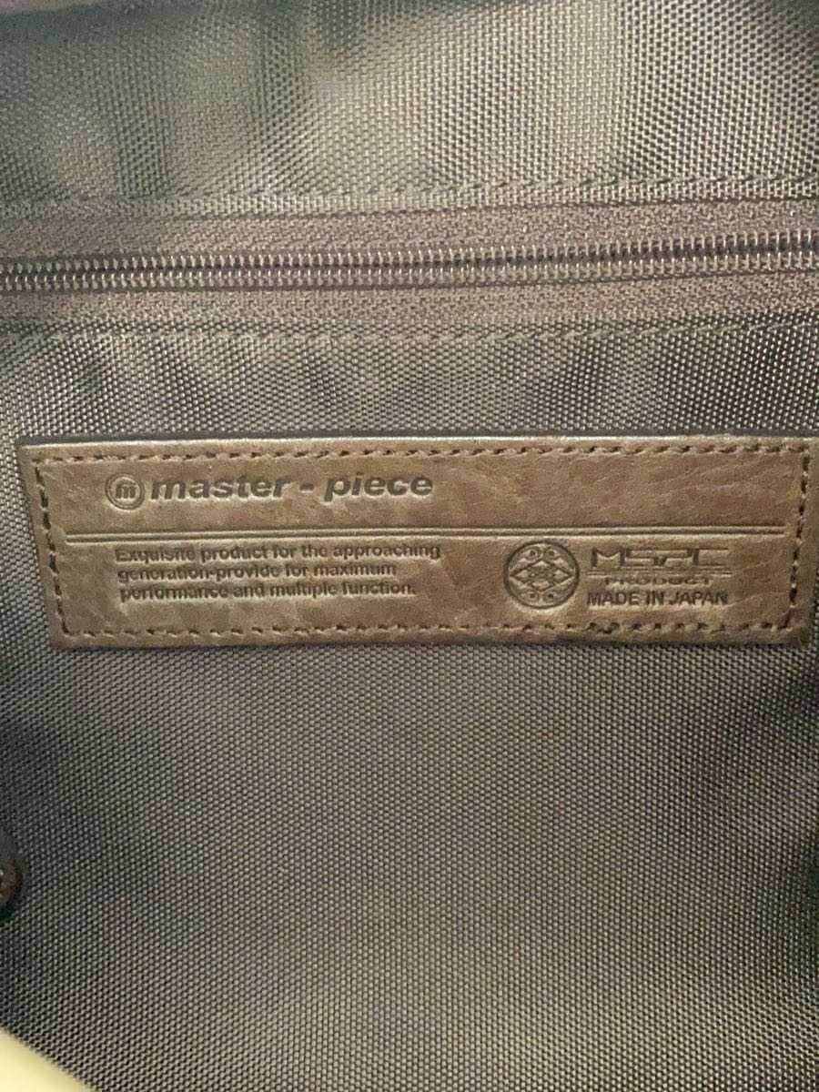 MASTERPIECE Tote Bag Leather NVY Solid 01643-V2 5