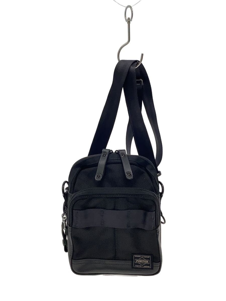 PORTER Maglite Metal Shoulder Bag BLK Solid 703-06977