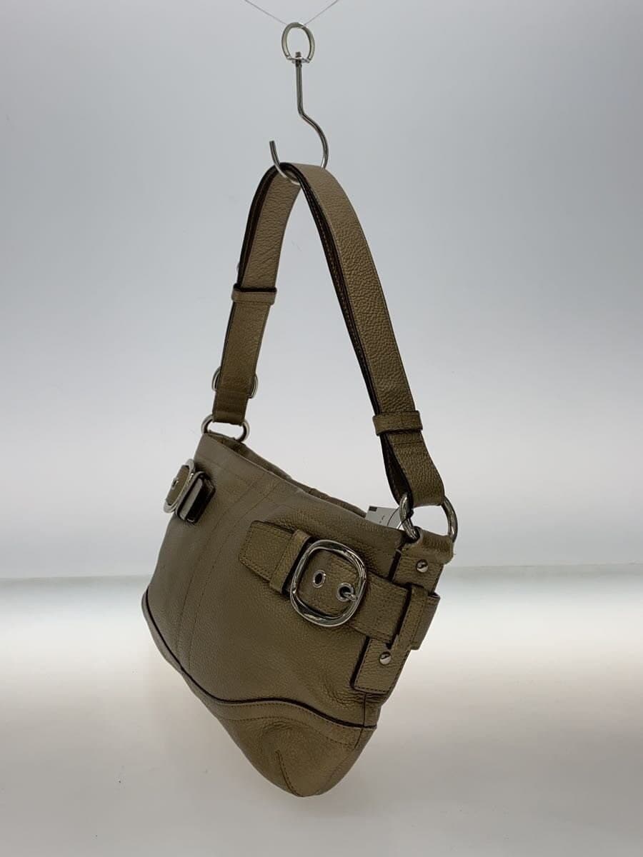 COACH Shoulder Bag Leather BRW Solid F17125 2