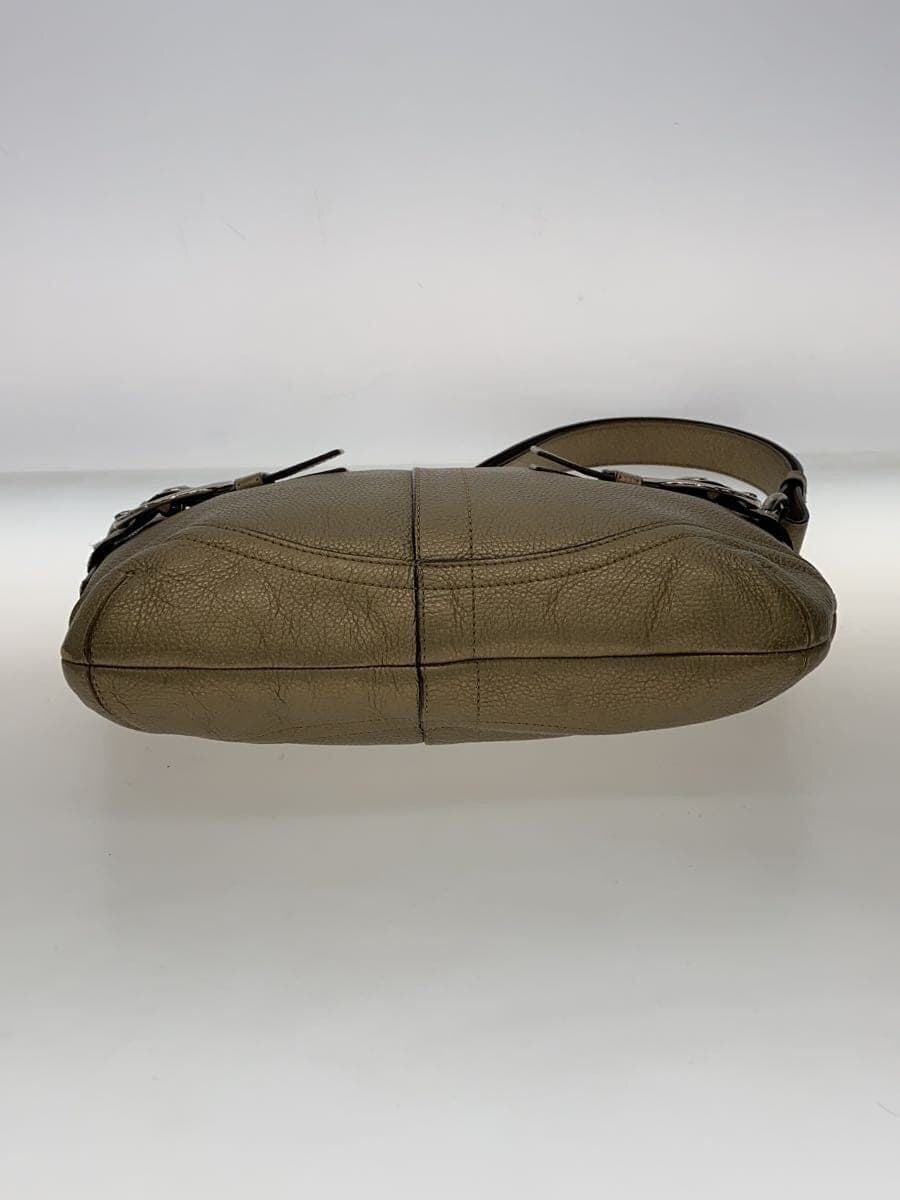 COACH Shoulder Bag Leather BRW Solid F17125 4