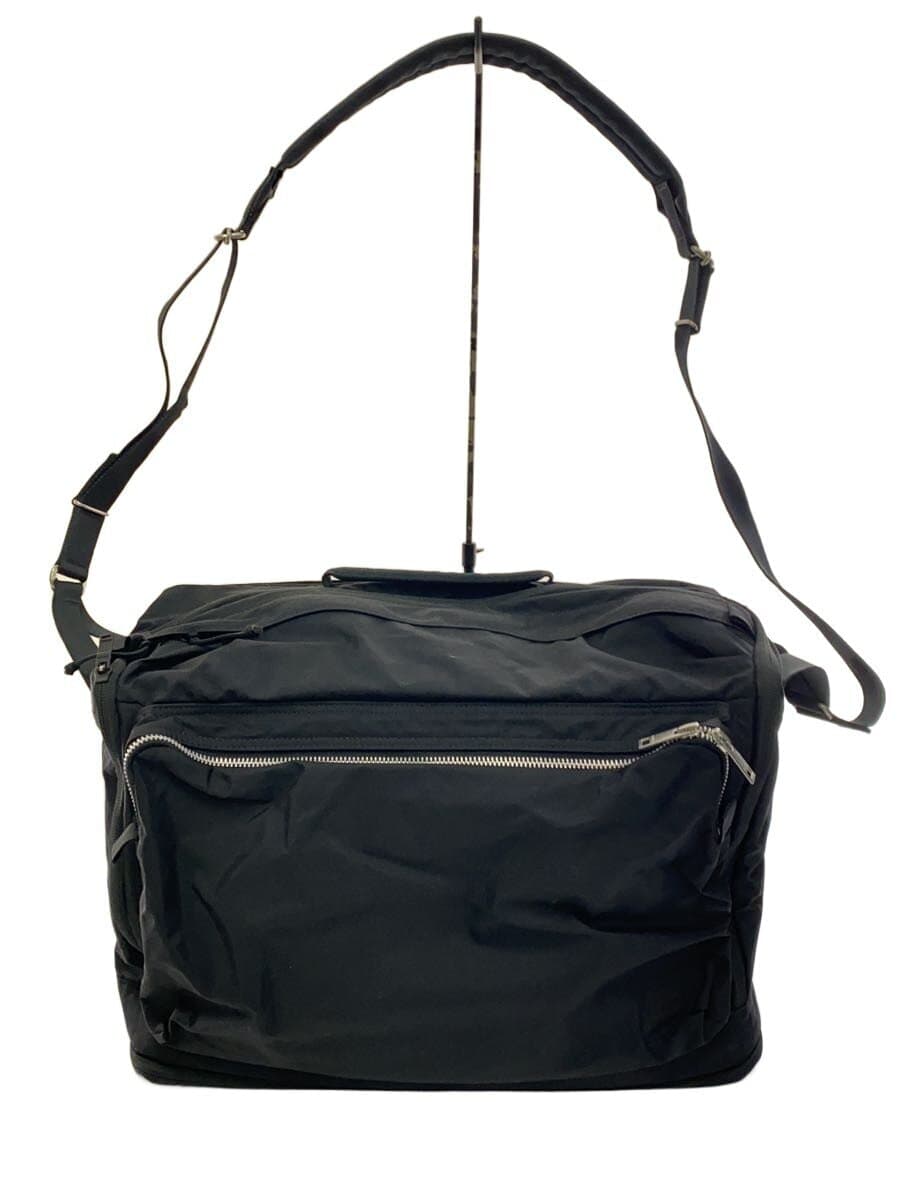 PORTER shoulder bag nylon BLK solid color
