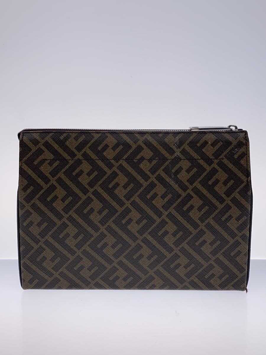 FENDI Second Bag PVC BRW All Over Pattern 7VA564 3