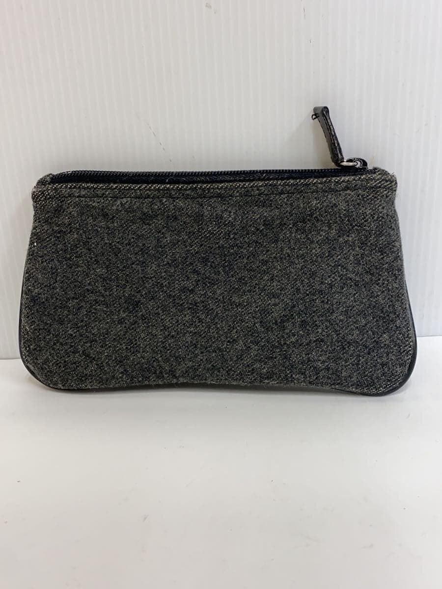 PRADA Pouch Wool GRY Solid 2