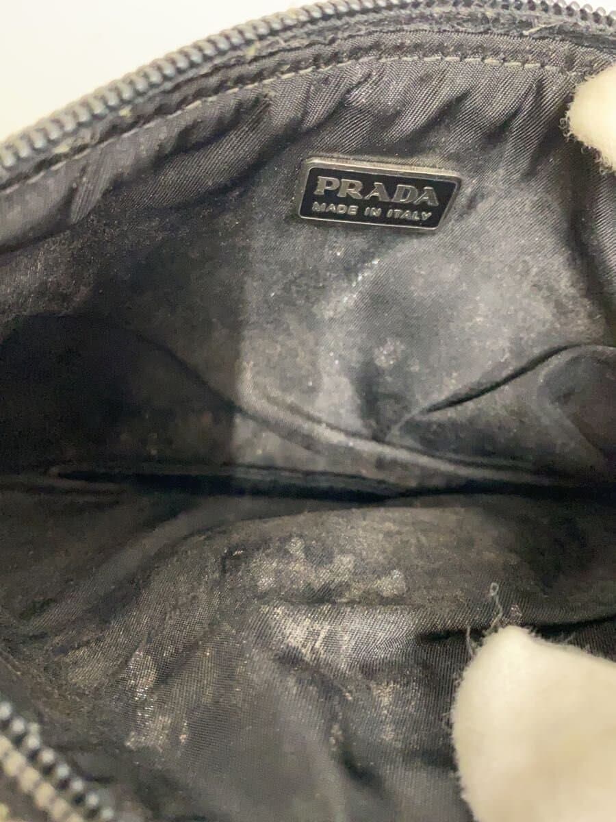 PRADA Pouch Wool GRY Solid 4