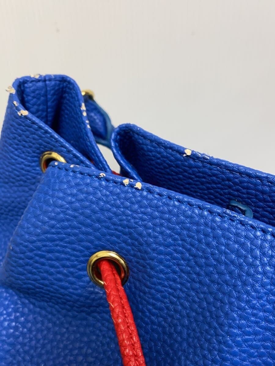 Folli Follie Handbag Leather BLU Solid 7