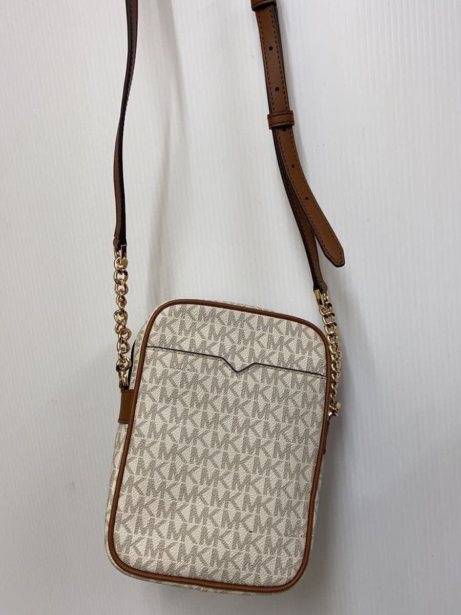 MICHAEL KORS Shoulder Bag PVC WHT All Over Pattern 3