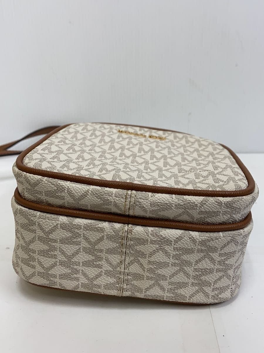 MICHAEL KORS Shoulder Bag PVC WHT All Over Pattern 4
