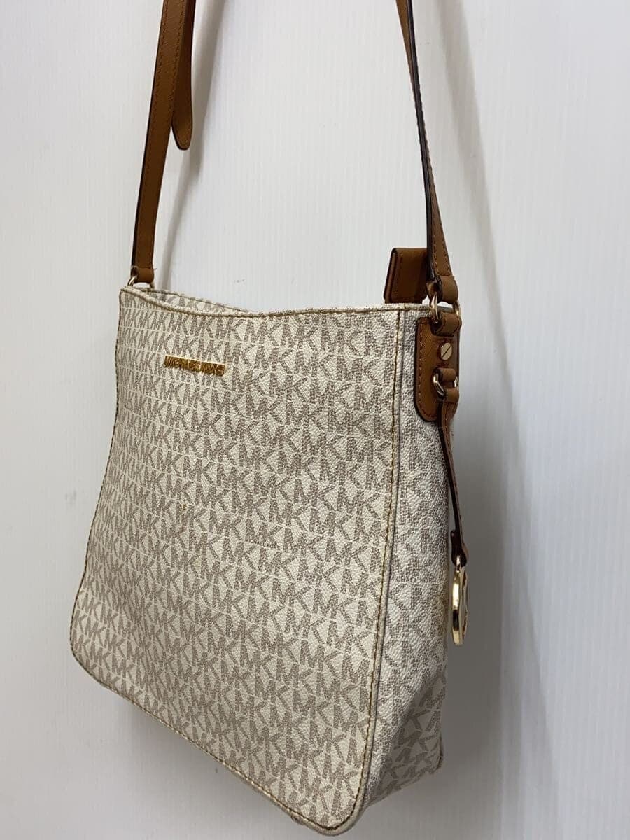 MICHAEL KORS Shoulder Bag PVC WHT All Over Pattern 2