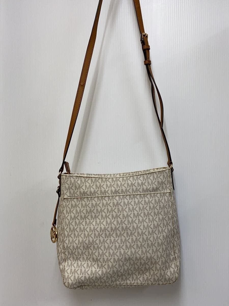 MICHAEL KORS Shoulder Bag PVC WHT All Over Pattern 3