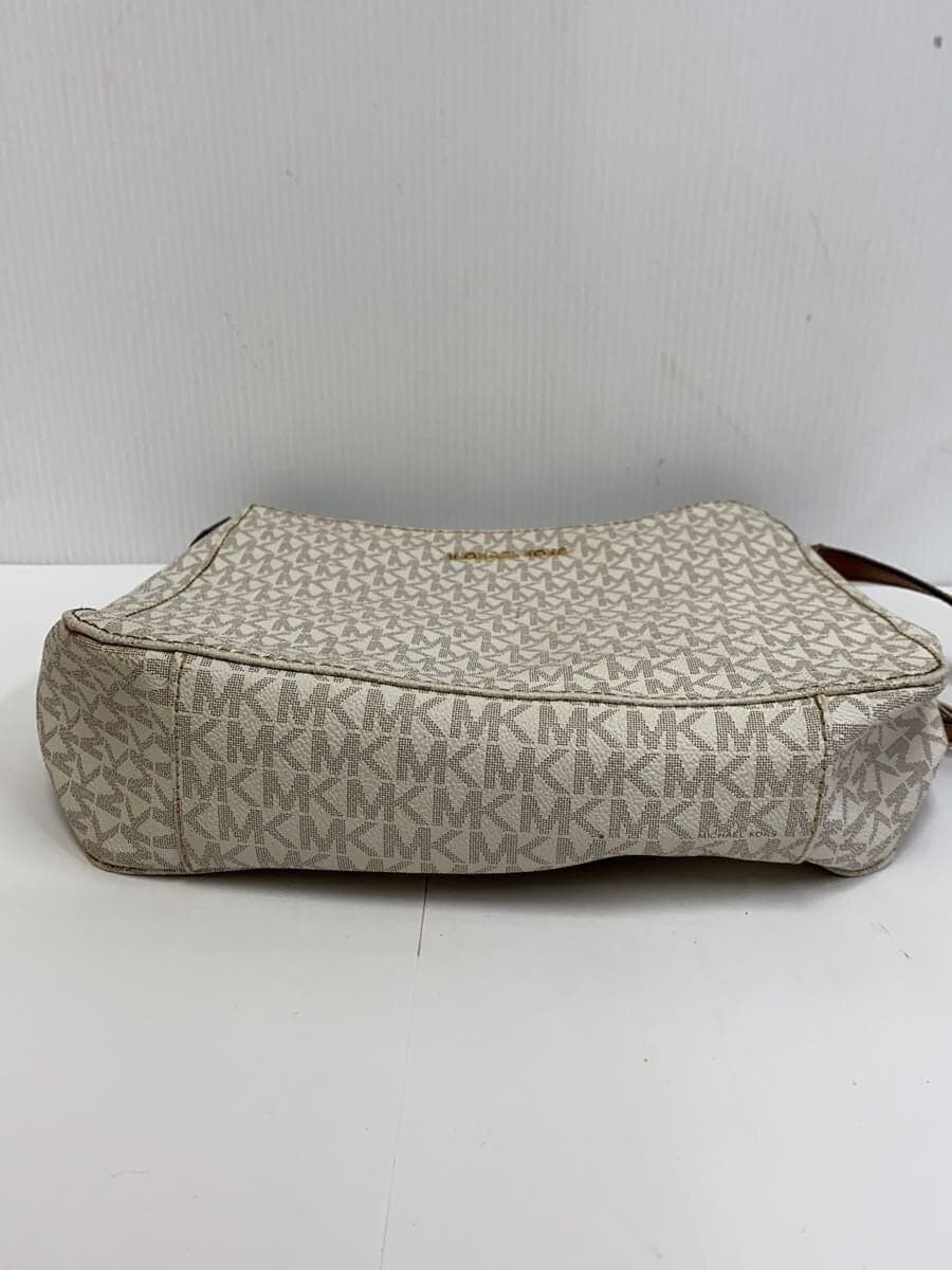 MICHAEL KORS Shoulder Bag PVC WHT All Over Pattern 4