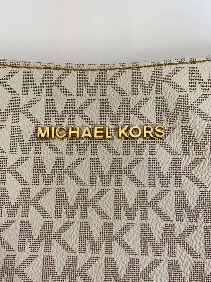 MICHAEL KORS Shoulder Bag PVC WHT All Over Pattern 5