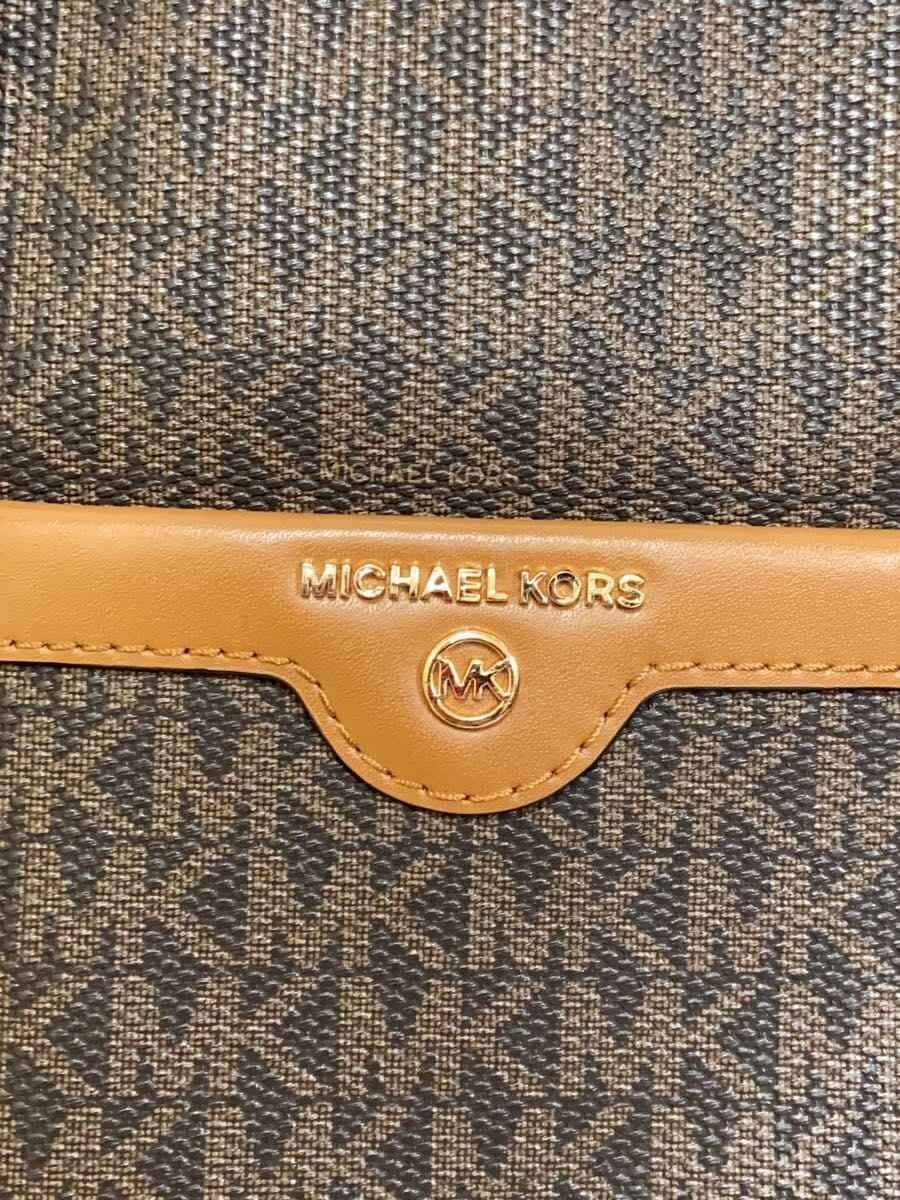 MICHAEL KORS Tote Bag PVC BRW All Over Pattern 5
