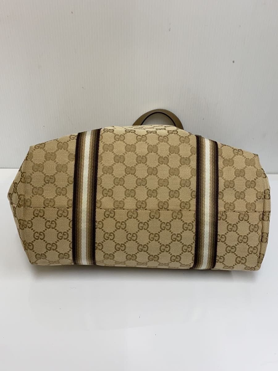 GUCCI Tote Bag_Sherry _GG Canvas WHT 4