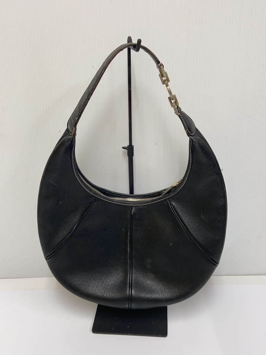 Salvatore Ferragamo Handbag Leather BLK BK-21 3356 3