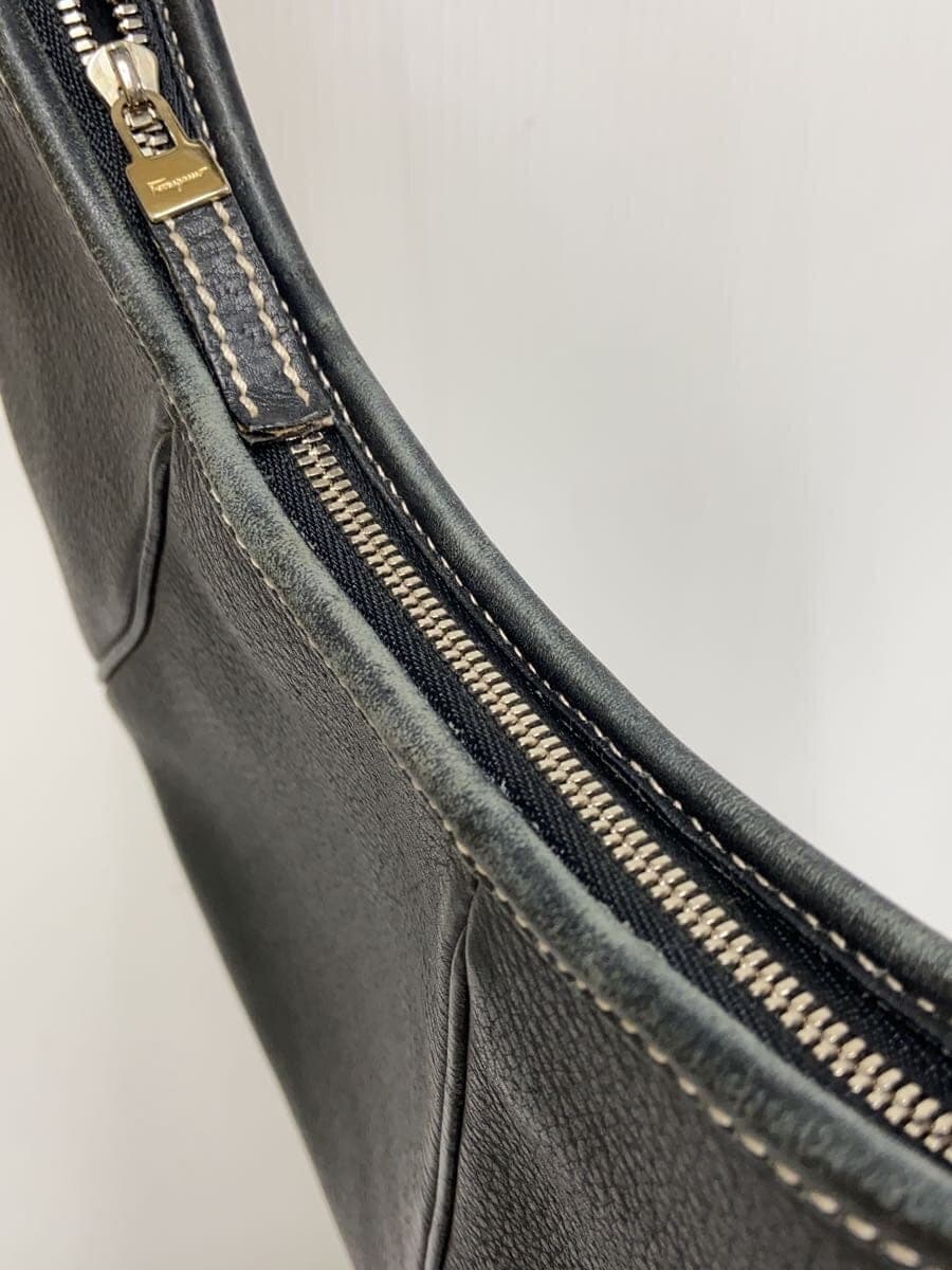 Salvatore Ferragamo Handbag Leather BLK BK-21 3356 7