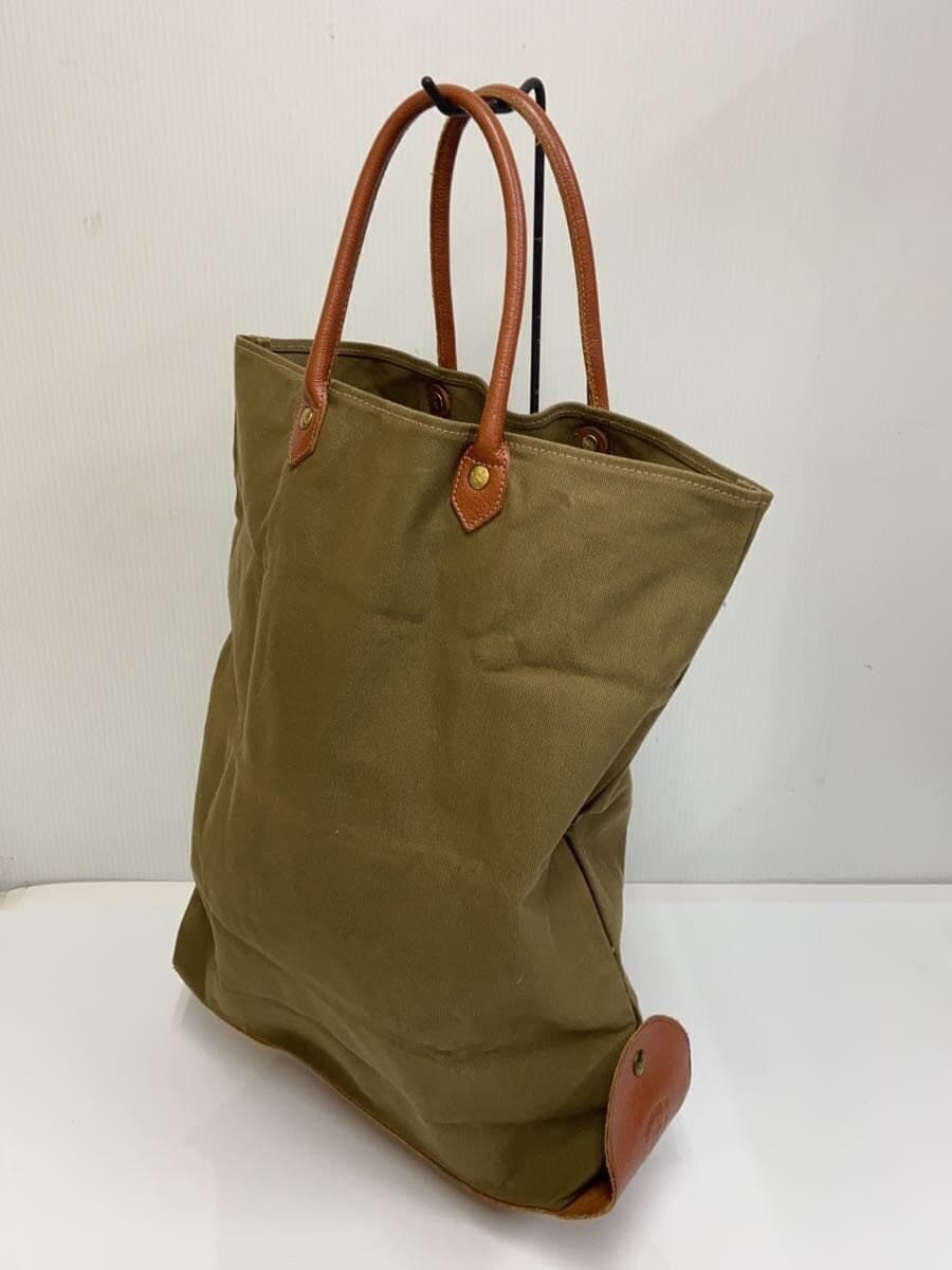 IL BISONTE Tote Bag Canvas KHK Solid 2