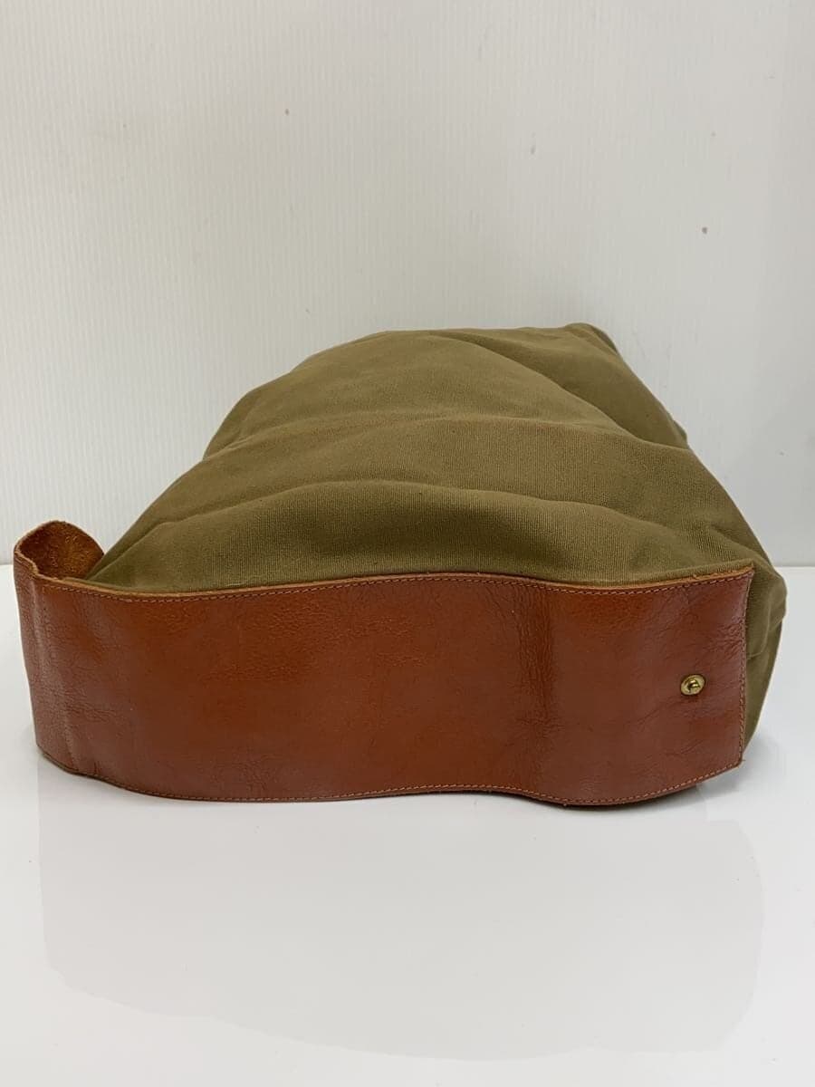 IL BISONTE Tote Bag Canvas KHK Solid 4