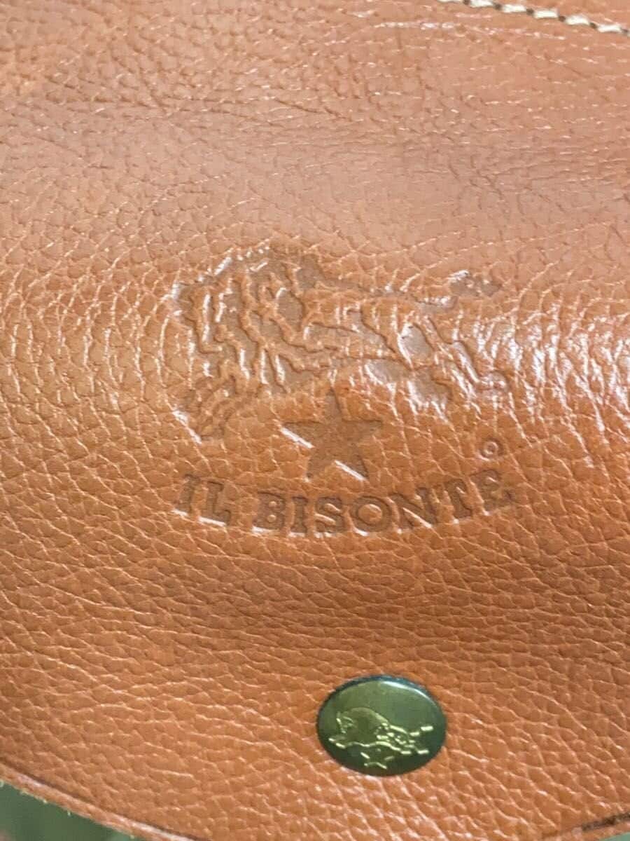 IL BISONTE Tote Bag Canvas KHK Solid 5