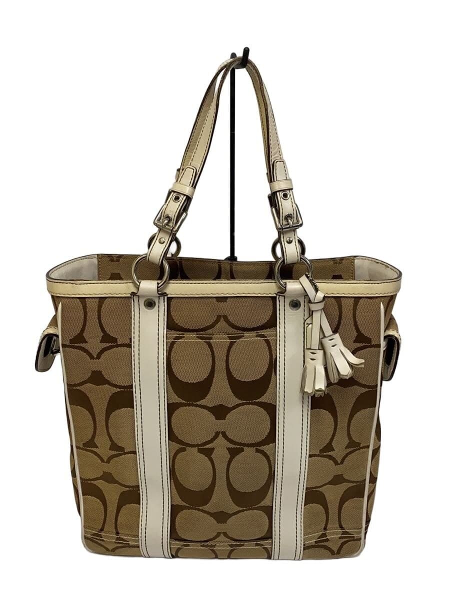 COACH Handbag BEG All Over Pattern 6245