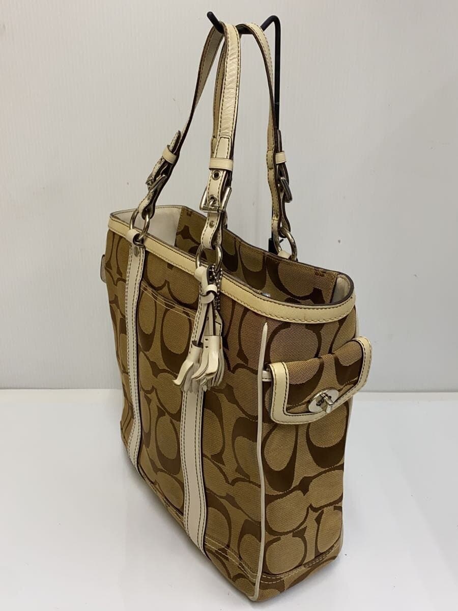 COACH Handbag BEG All Over Pattern 6245 2