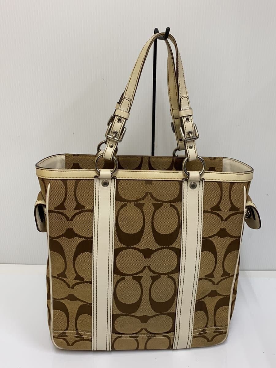 COACH Handbag BEG All Over Pattern 6245 3