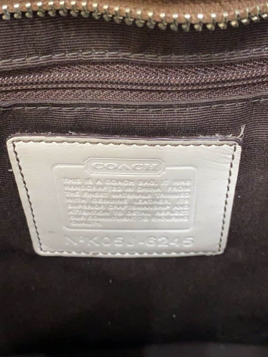 COACH Handbag BEG All Over Pattern 6245 5