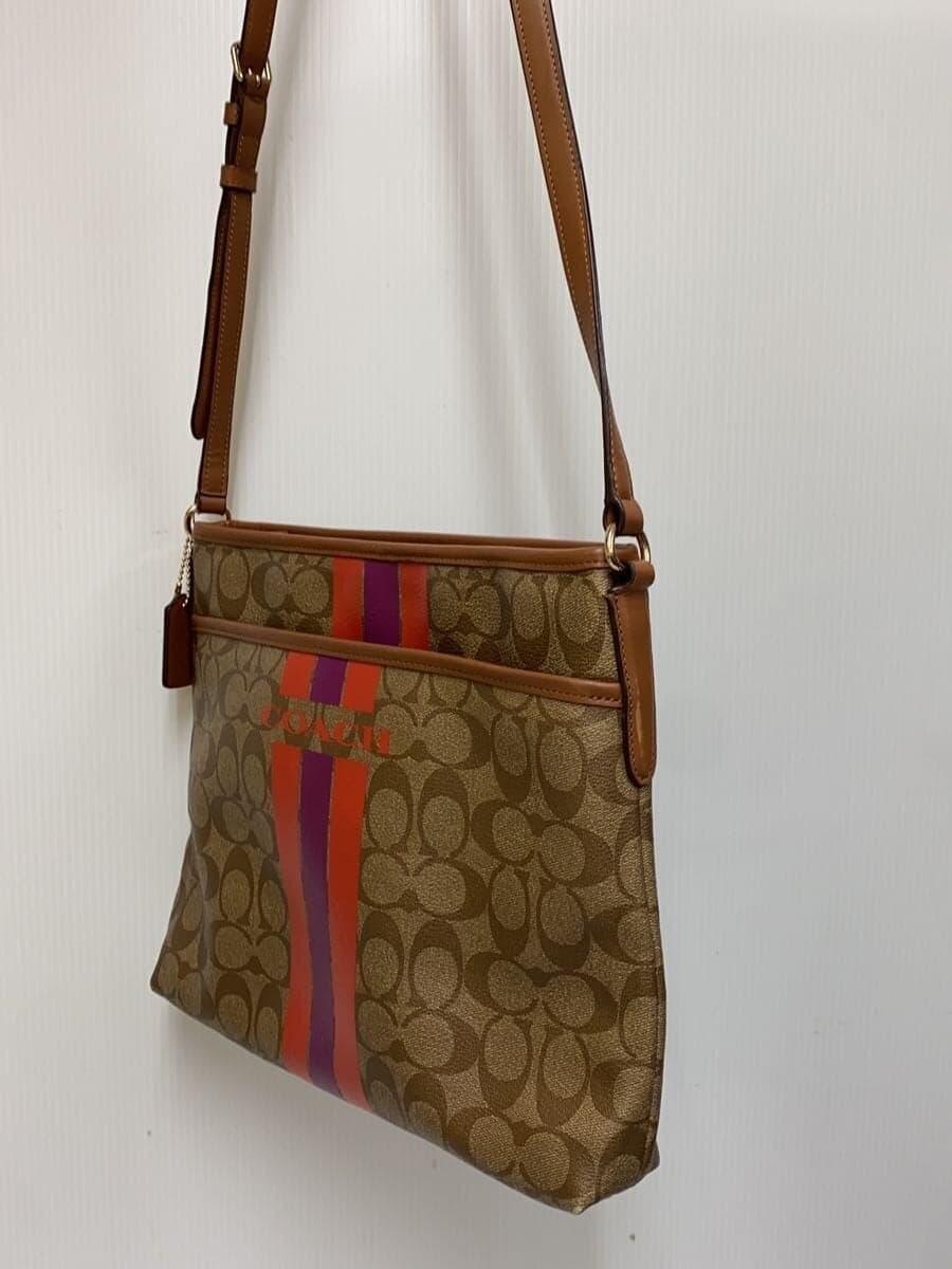COACH Shoulder Bag BEG All Over Pattern F38402 2