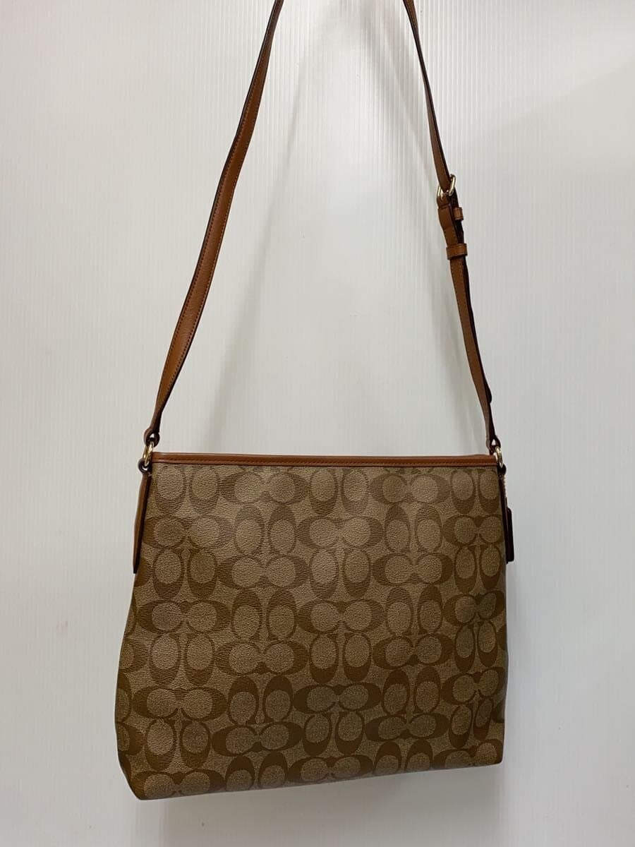 COACH Shoulder Bag BEG All Over Pattern F38402 3
