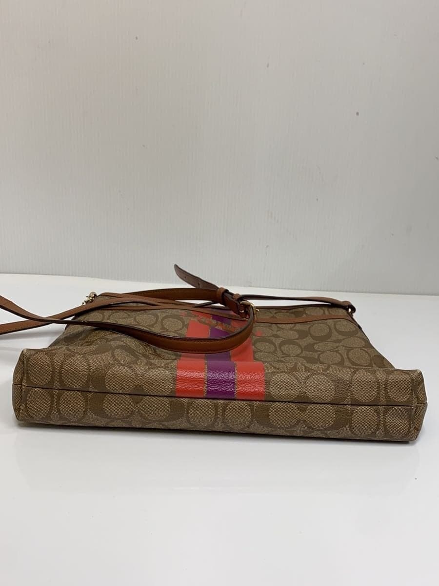 COACH Shoulder Bag BEG All Over Pattern F38402 4