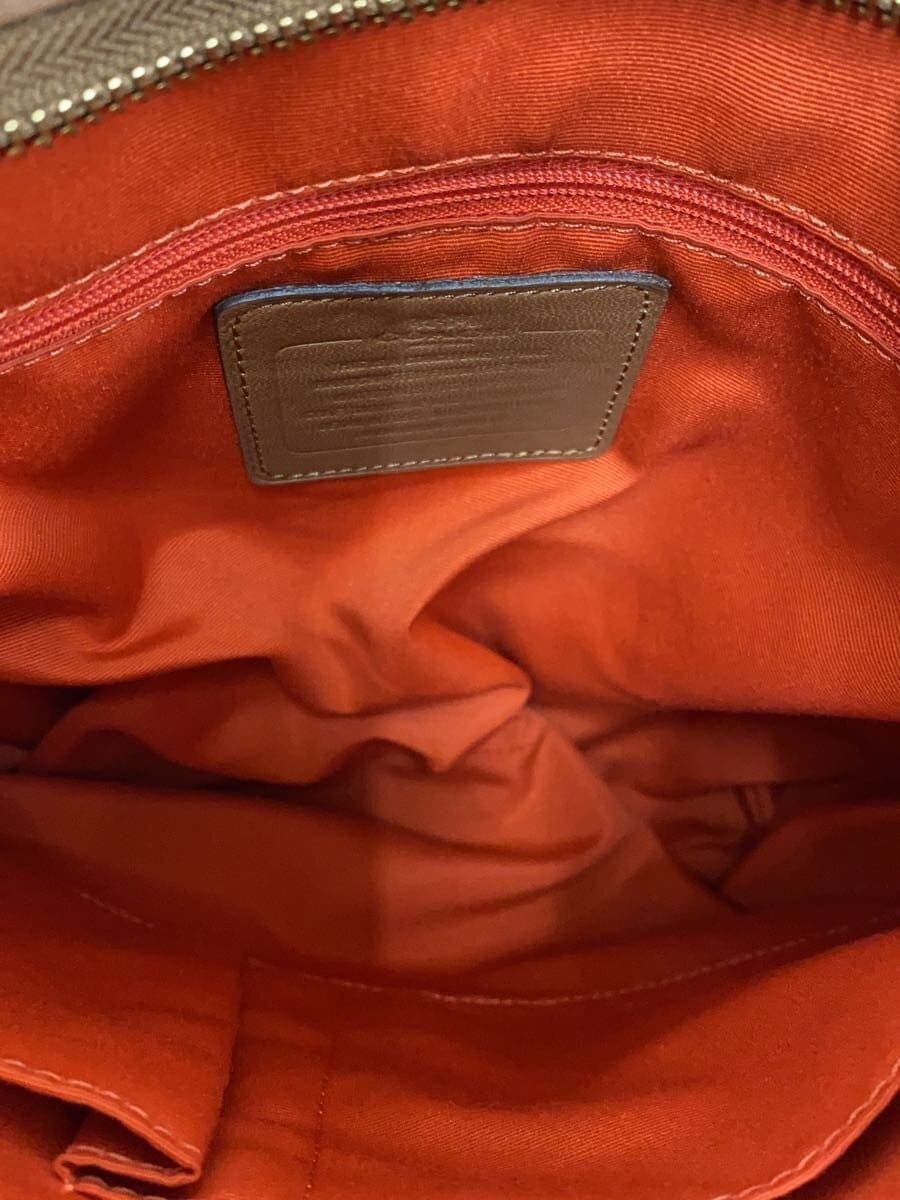 COACH Shoulder Bag BEG All Over Pattern F38402 6