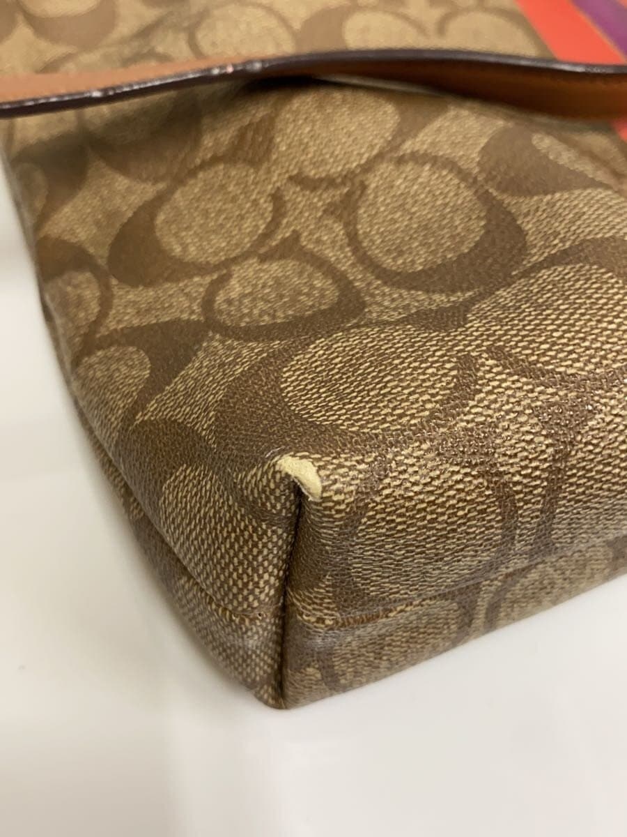 COACH Shoulder Bag BEG All Over Pattern F38402 8