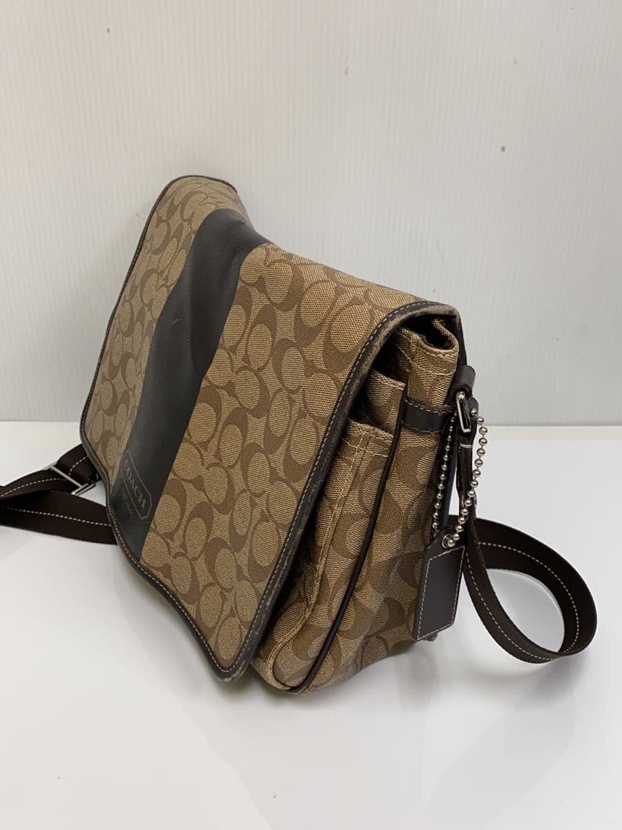 COACH Shoulder Bag_Signature BEG All Over Pattern 2